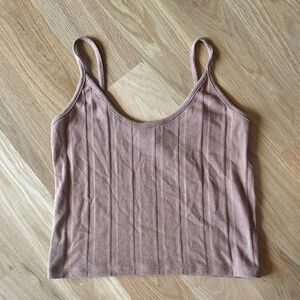 Madewell Women's Ribbed Tank Top - mauve